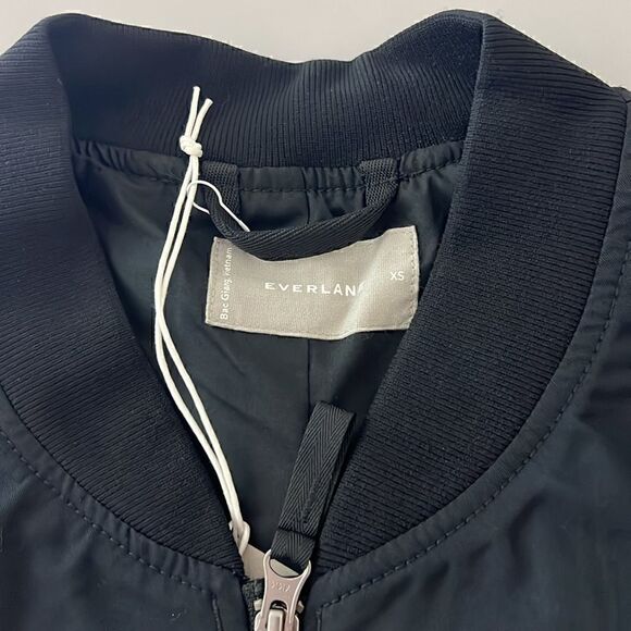 NWT Everlane The Bomber Jacket in Black Size XS - Picture 9 of 13